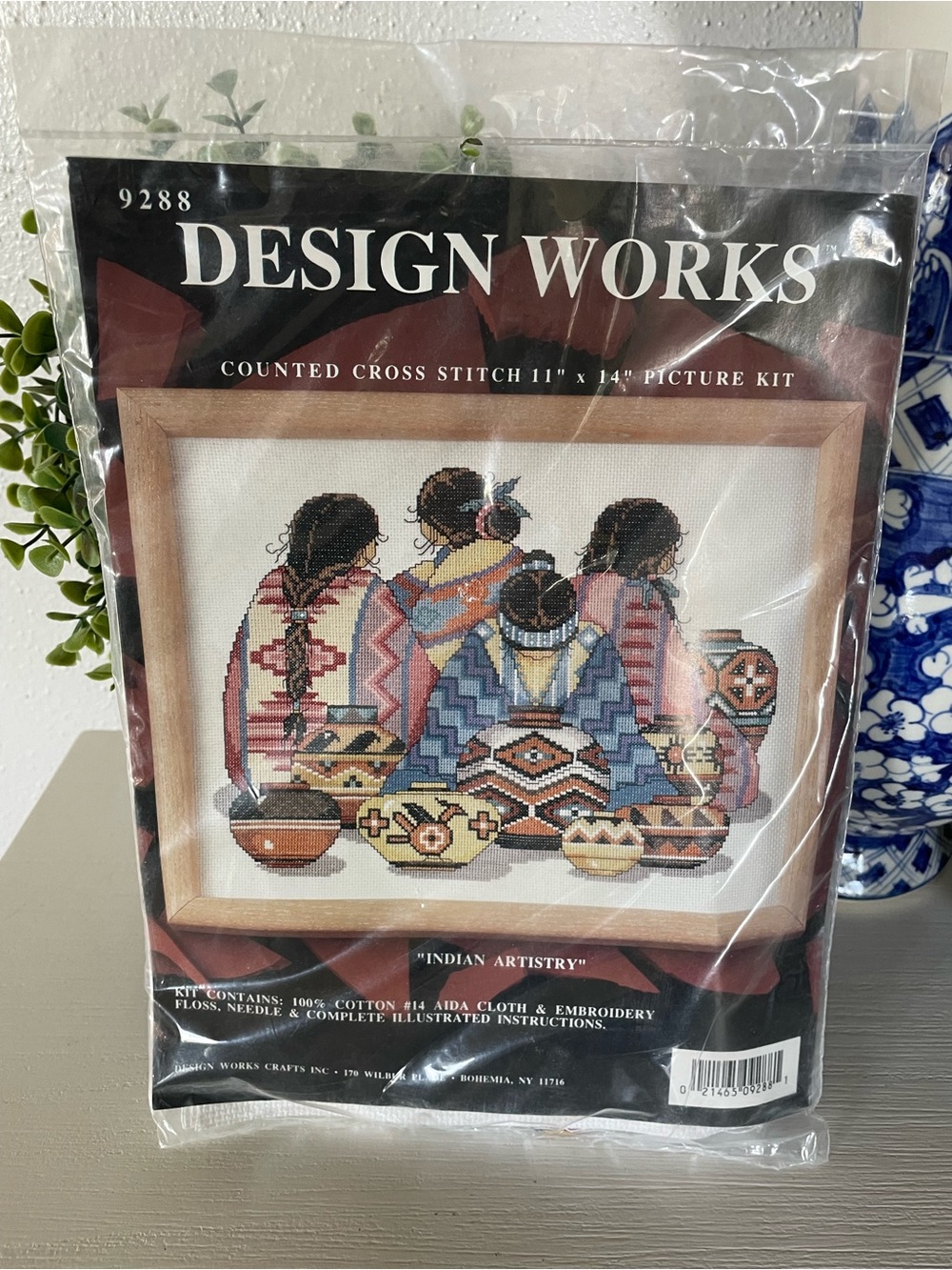Design Works "INDIAN ARTISTRY" Counted Cross Stitch Kit 9288 SEALED